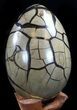 Septarian Dragon Egg Geode - Crystal Filled #37450-2
